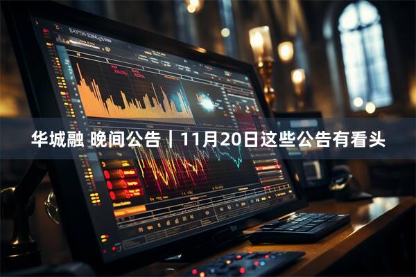 华城融 晚间公告｜11月20日这些公告有看头