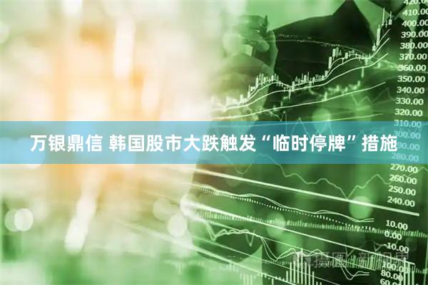 万银鼎信 韩国股市大跌触发“临时停牌”措施